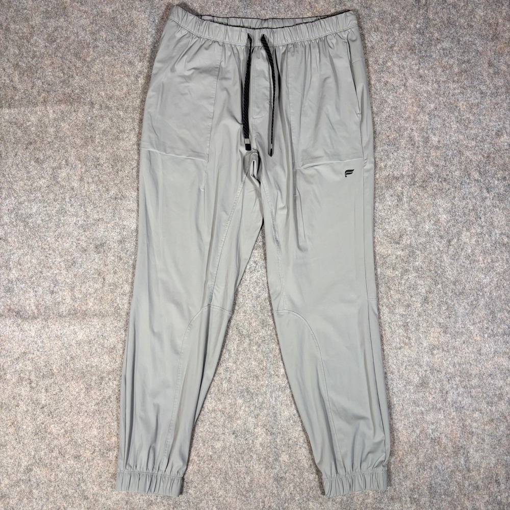 Fabletics One Jogger Mens L Shadow Grey MFB072 Athletic Training Pants Gym Wear